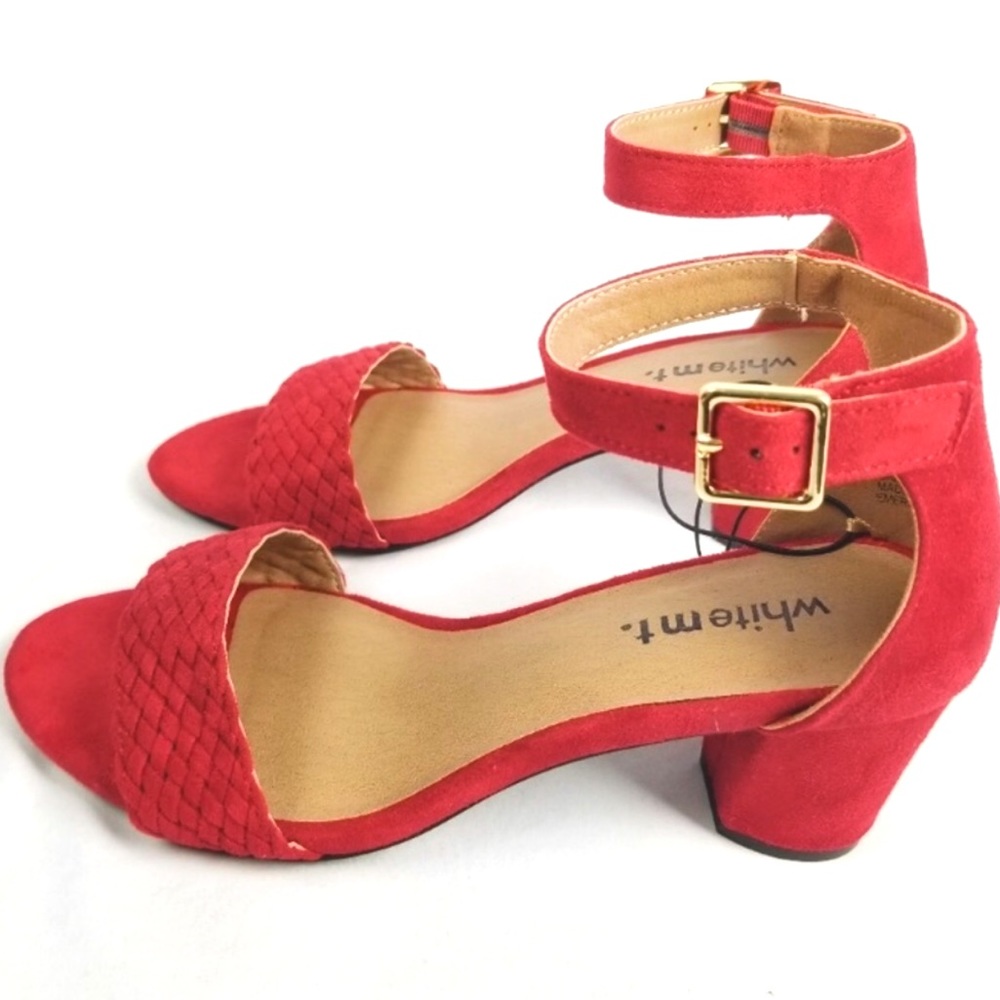 White mountain sandal heel